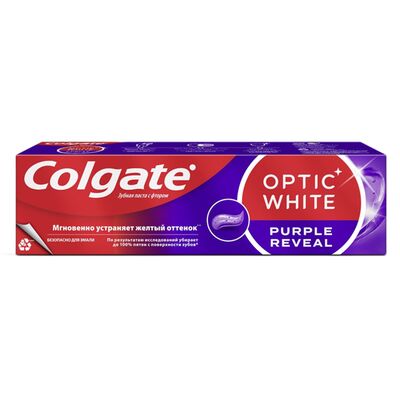 ქოლგეითი Optic White Purple 75მლ. კბილის პასტა