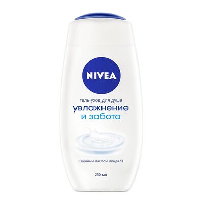 ნივეა - შხაპის გელი moisturizing and care ქალი 250 მლ.