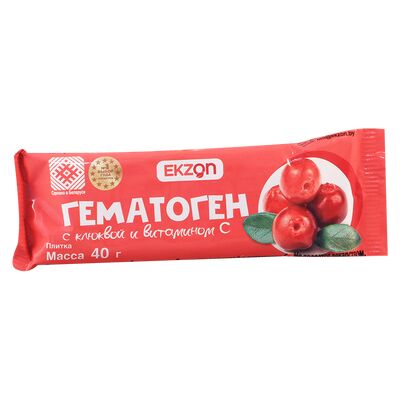 ჰემატოგენი შტოშით, ვიტ.C 40გ
