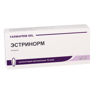 ესტრინორმი 0.5მგ #15ვაგ.სუპოზ