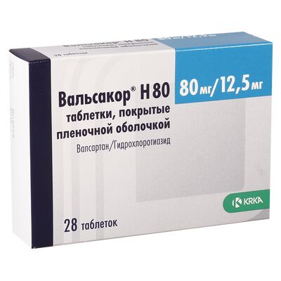 ვალსაკორი H 80 80მგ/12.5მგ#28ტ