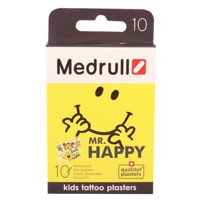 ლეიკოპლ.ბავ.Tattoo Mr.Happy#10